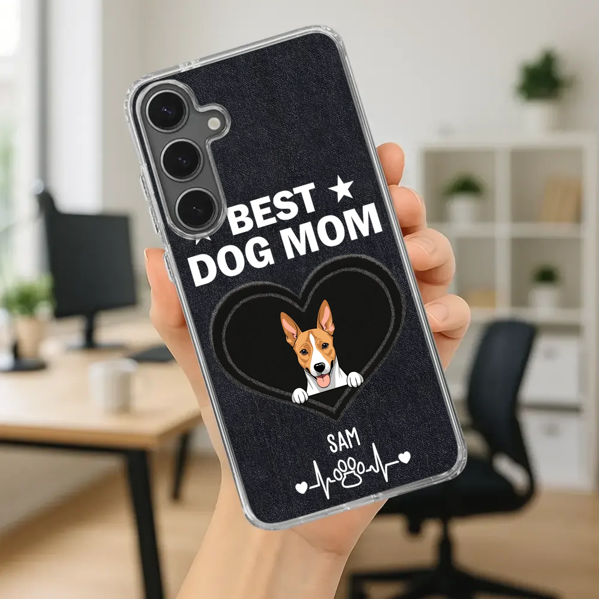 Classy Dog Mom – Elegant Personalized Case for Stylish Pet Lovers - 89Prints