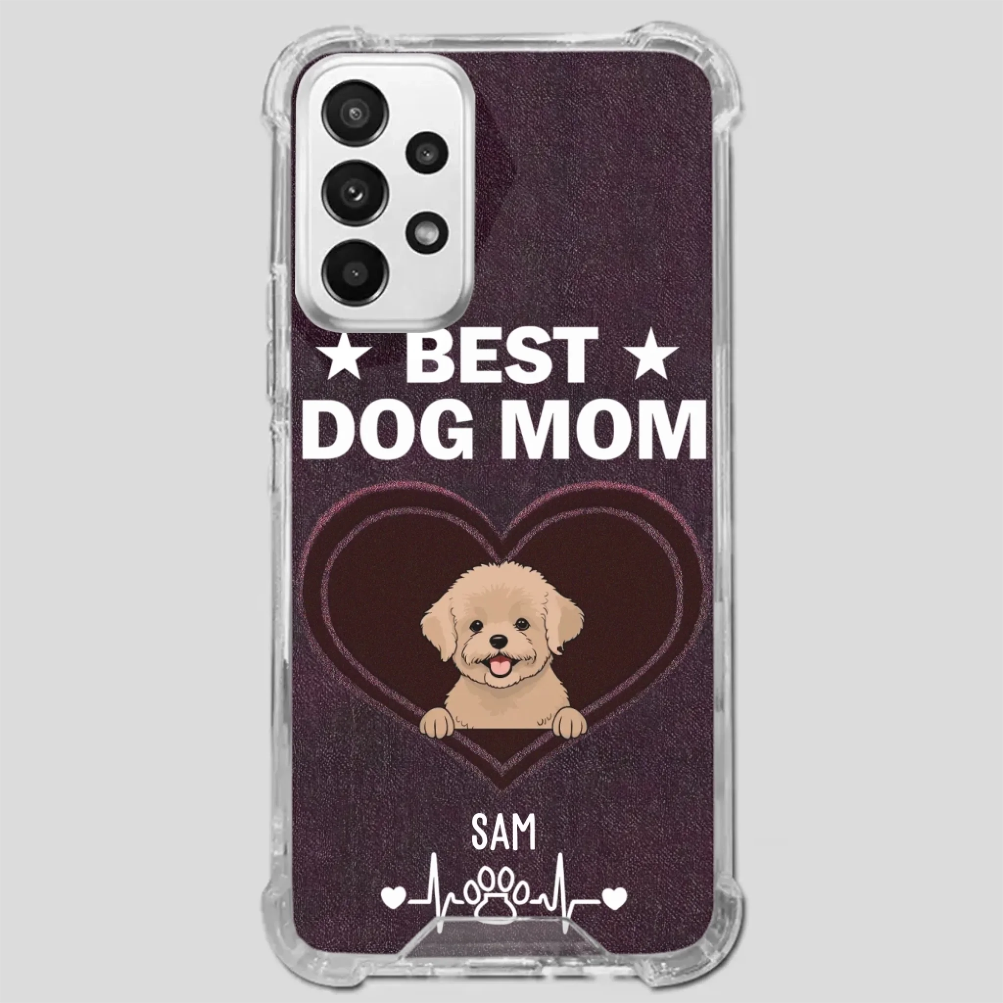 Classy Dog Mom – Elegant Personalized Case for Stylish Pet Lovers - 89Prints