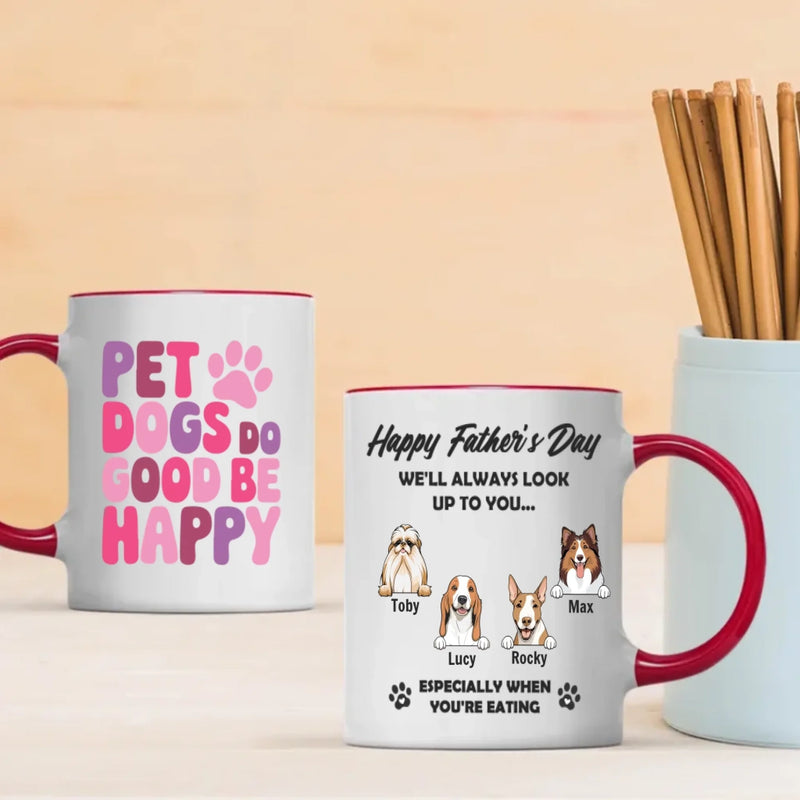 Personalized Dog Dad Mug – Happy Father’s Day – 89Prints
