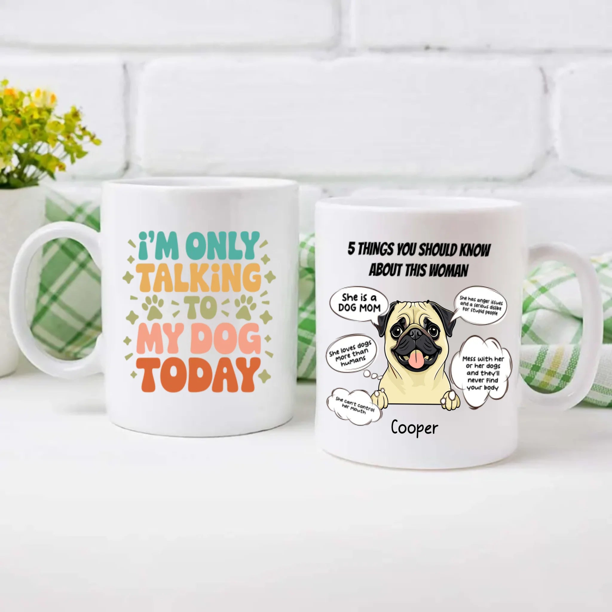 Funny Dog Mom Personalized Mug – 5 Things You Should Know About This Woman – 89Prints