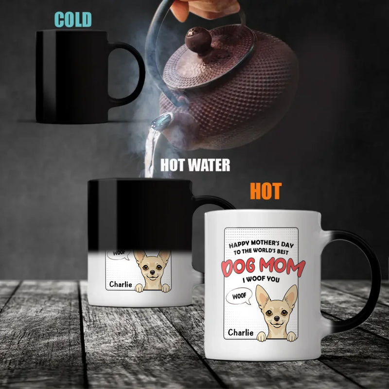Happy Mother’s Day from the Dog – Funny Personalized Dog Mom Mug – Custom Pet Gift – 89Prints