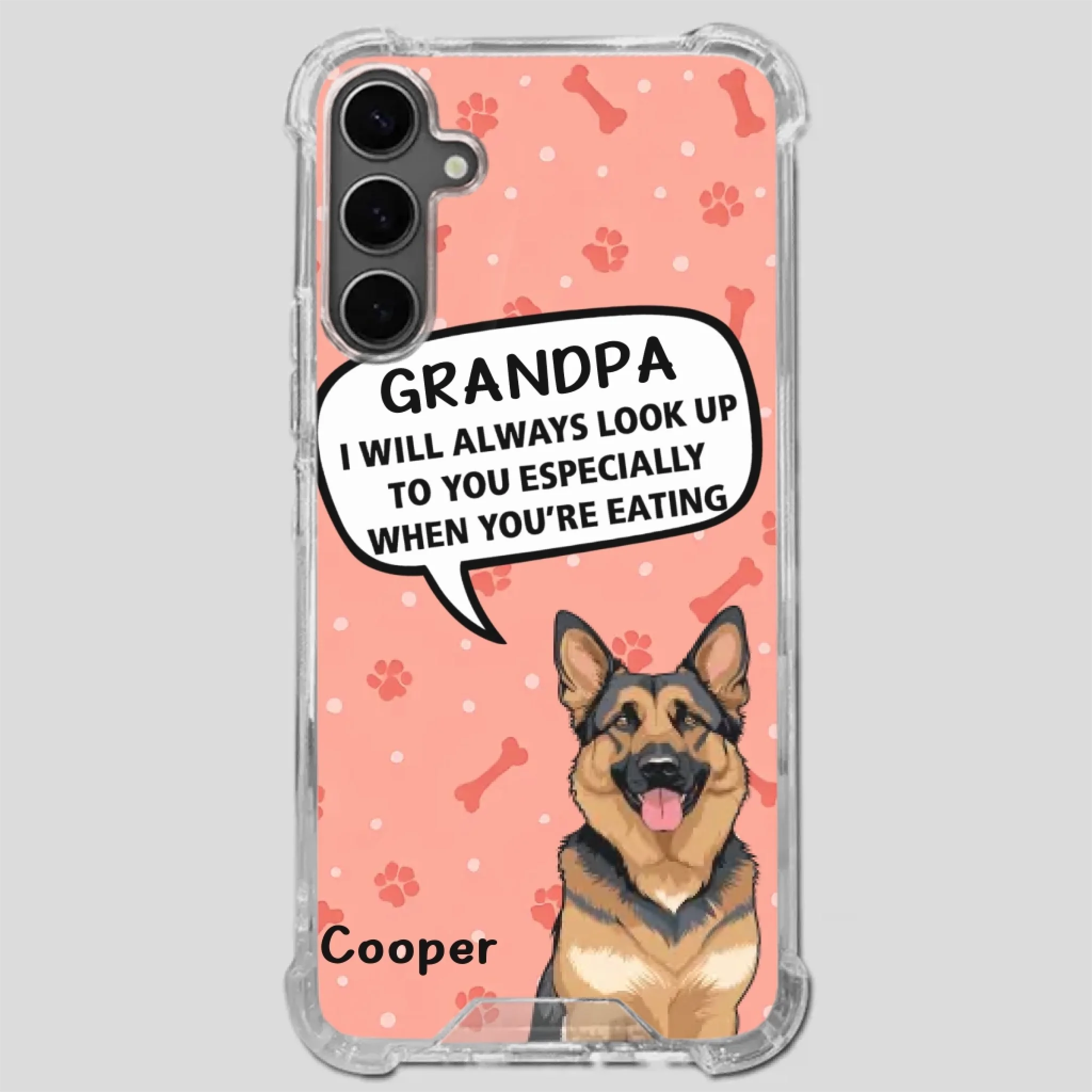 Best Gift for Grandpa – Dog Case That Speaks from the Heart - 89Prints