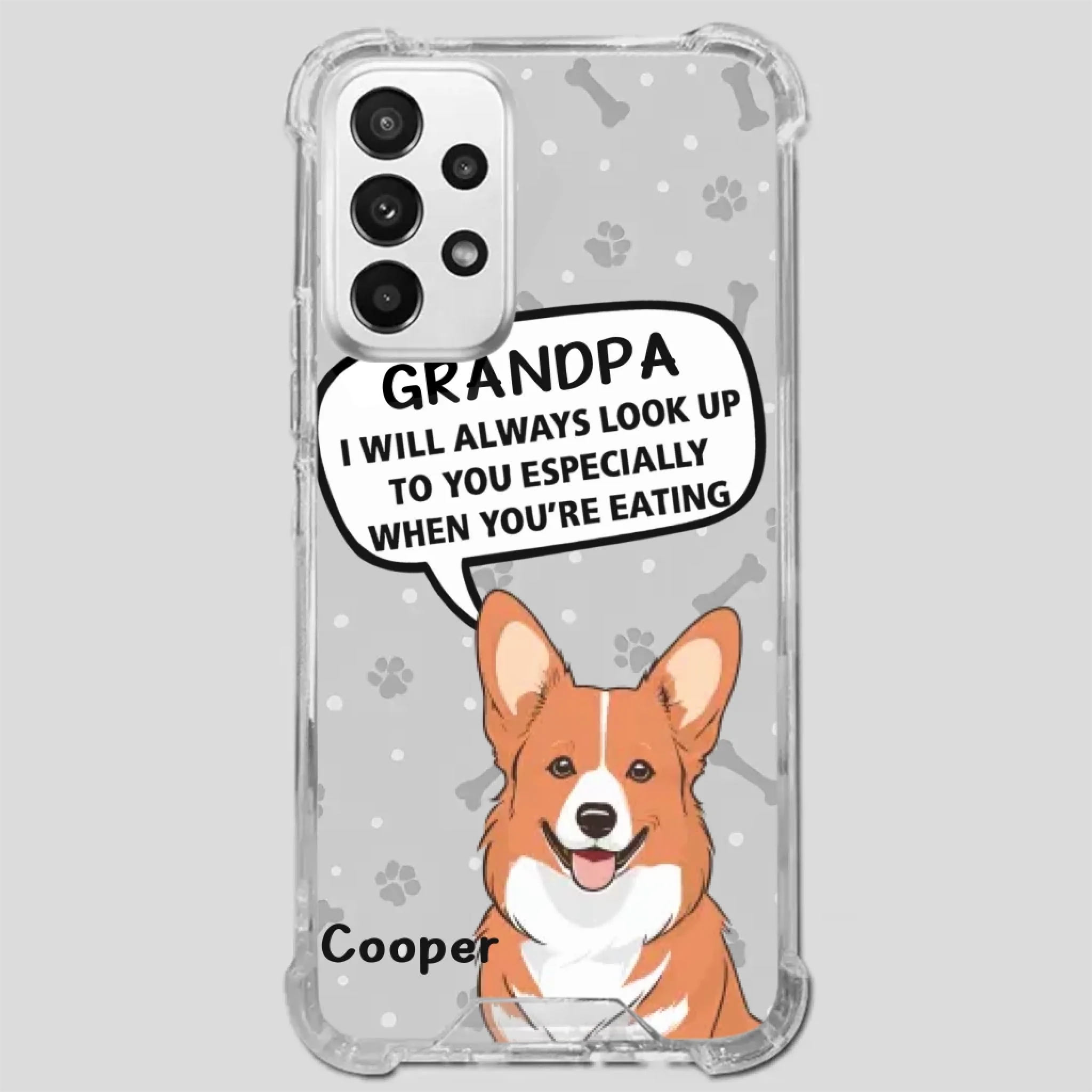 Best Gift for Grandpa – Dog Case That Speaks from the Heart - 89Prints