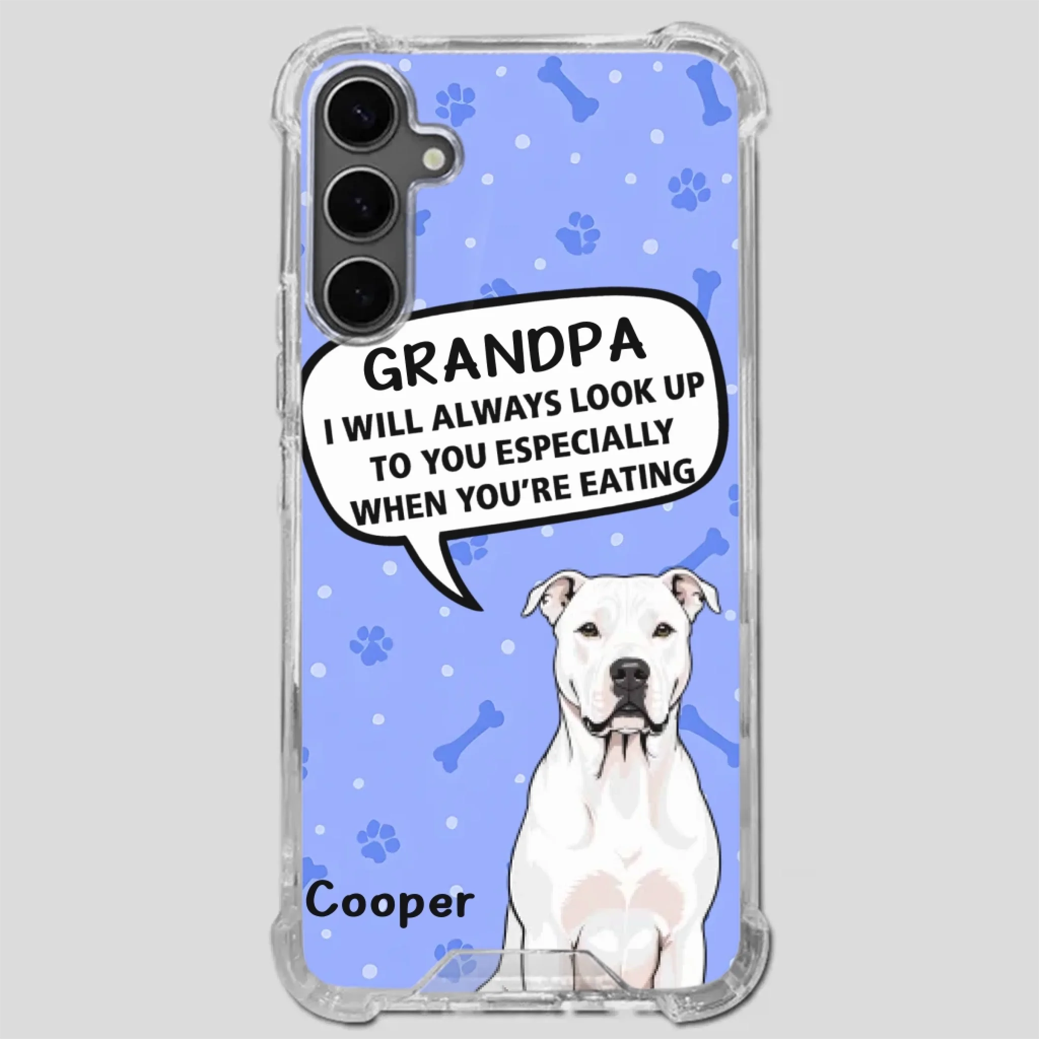 Best Gift for Grandpa – Dog Case That Speaks from the Heart - 89Prints