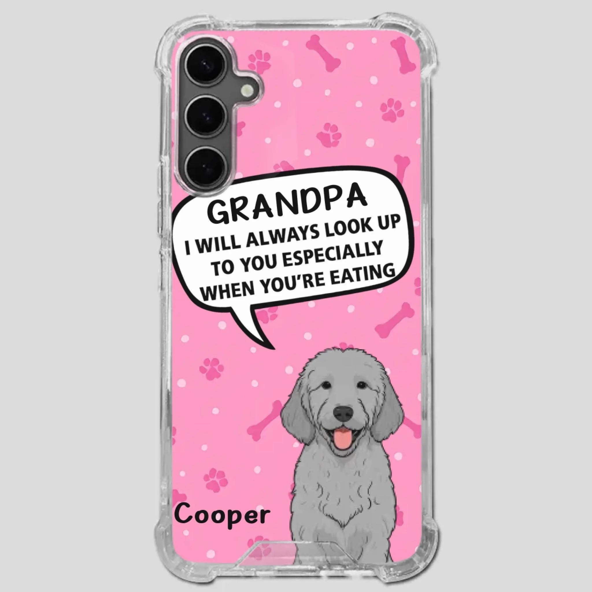 Best Gift for Grandpa – Dog Case That Speaks from the Heart - 89Prints