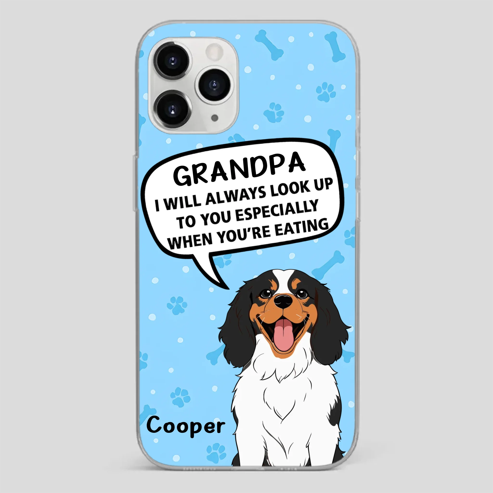 Best Gift for Grandpa – Dog Case That Speaks from the Heart - 89Prints