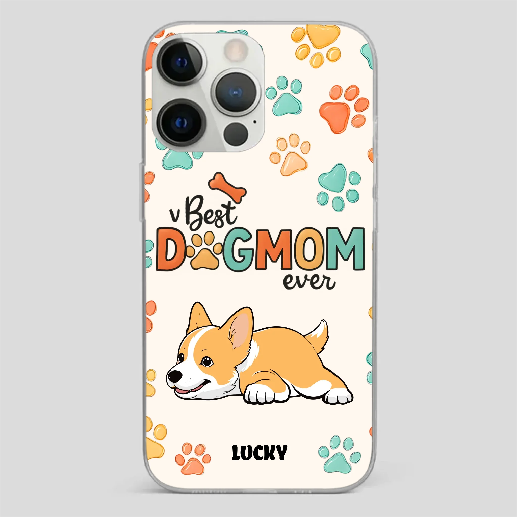 Cozy “Best Dog Mom Ever” Case – Everyday Love for Your Pup - 89Prints
