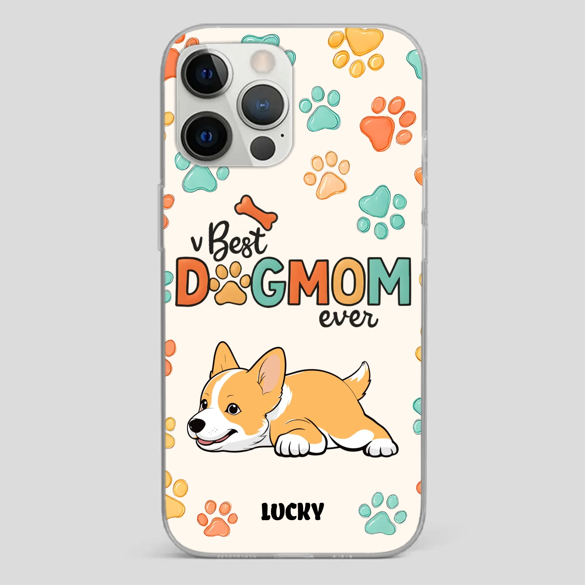 Cozy “Best Dog Mom Ever” Case – Everyday Love for Your Pup - 89Prints