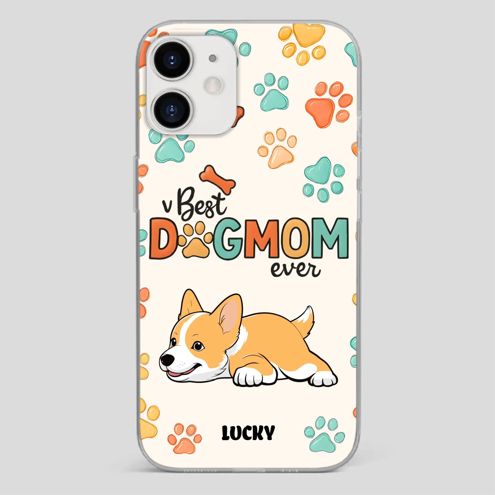 Cozy “Best Dog Mom Ever” Case – Everyday Love for Your Pup - 89Prints