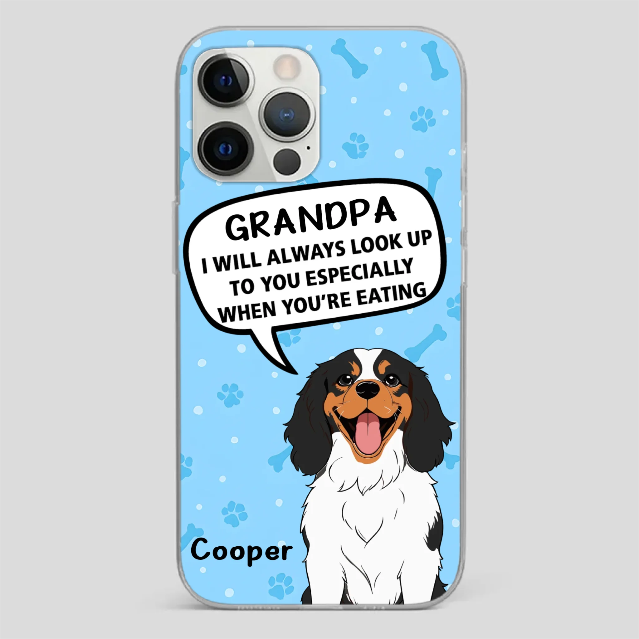 Best Gift for Grandpa – Dog Case That Speaks from the Heart - 89Prints