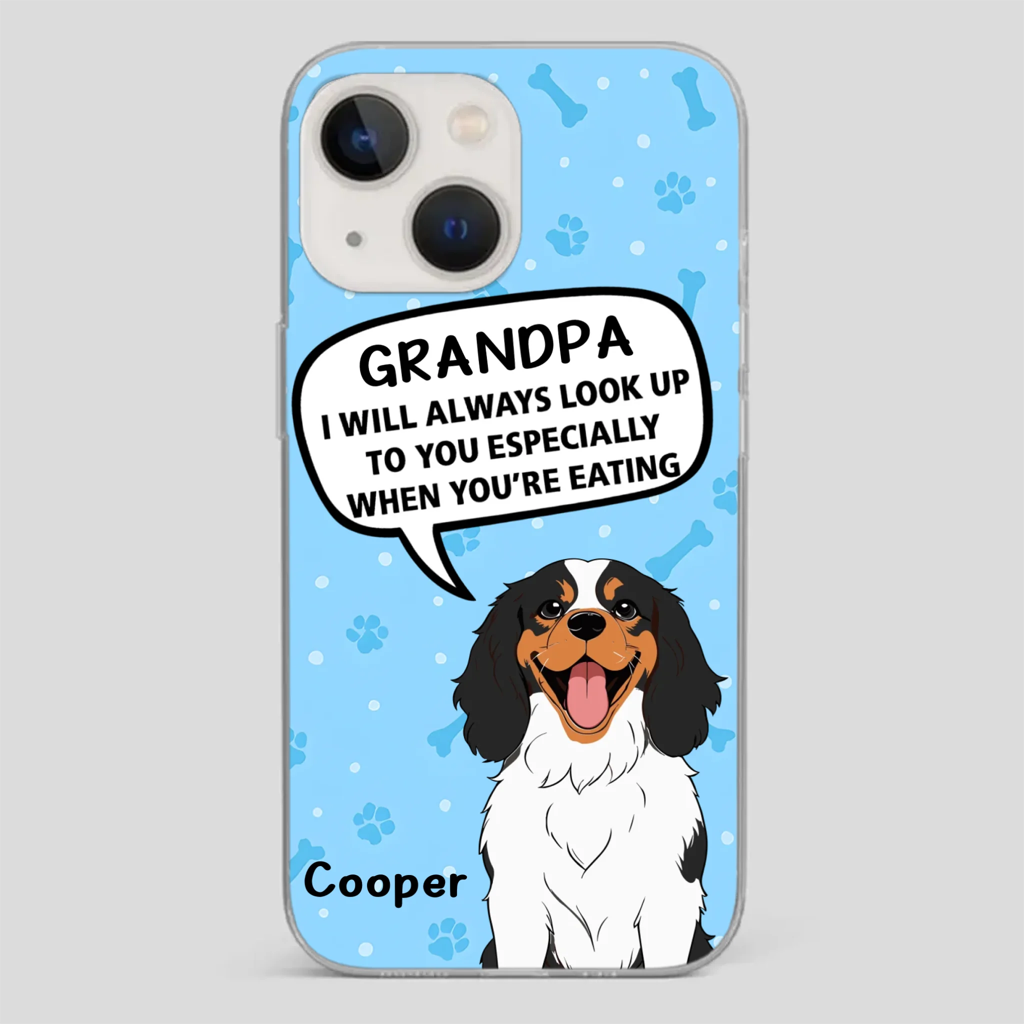 Best Gift for Grandpa – Dog Case That Speaks from the Heart - 89Prints