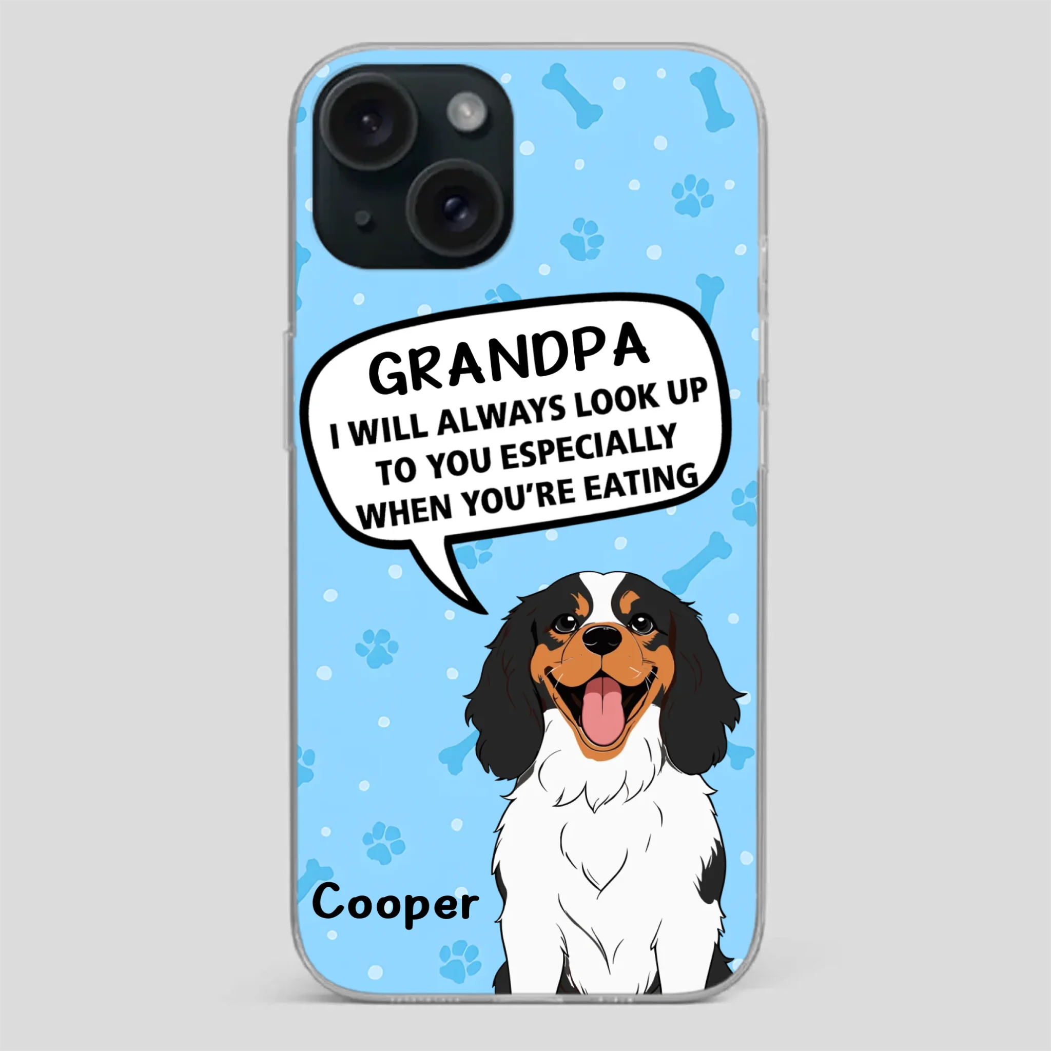 Best Gift for Grandpa – Dog Case That Speaks from the Heart - 89Prints