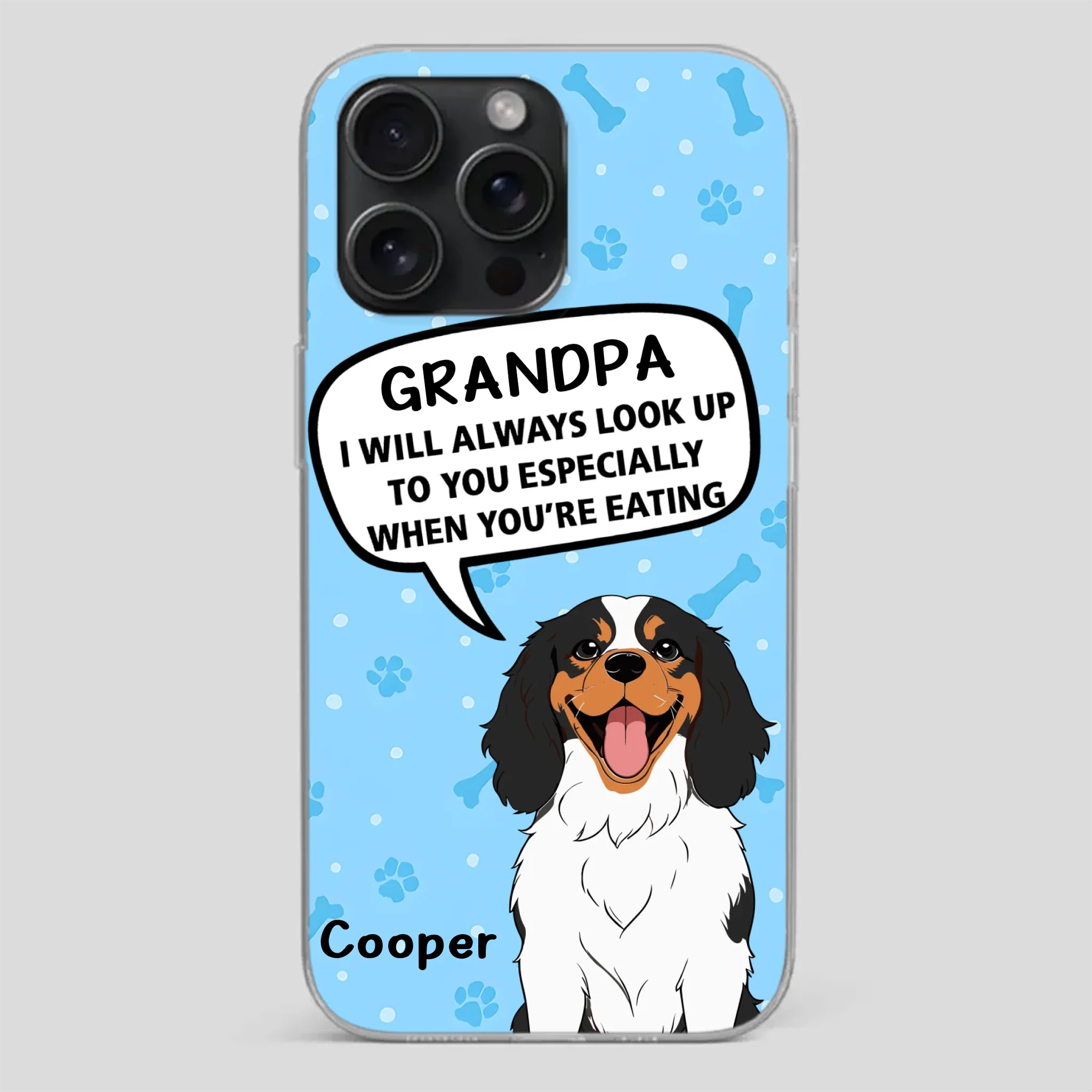 Best Gift for Grandpa – Dog Case That Speaks from the Heart - 89Prints