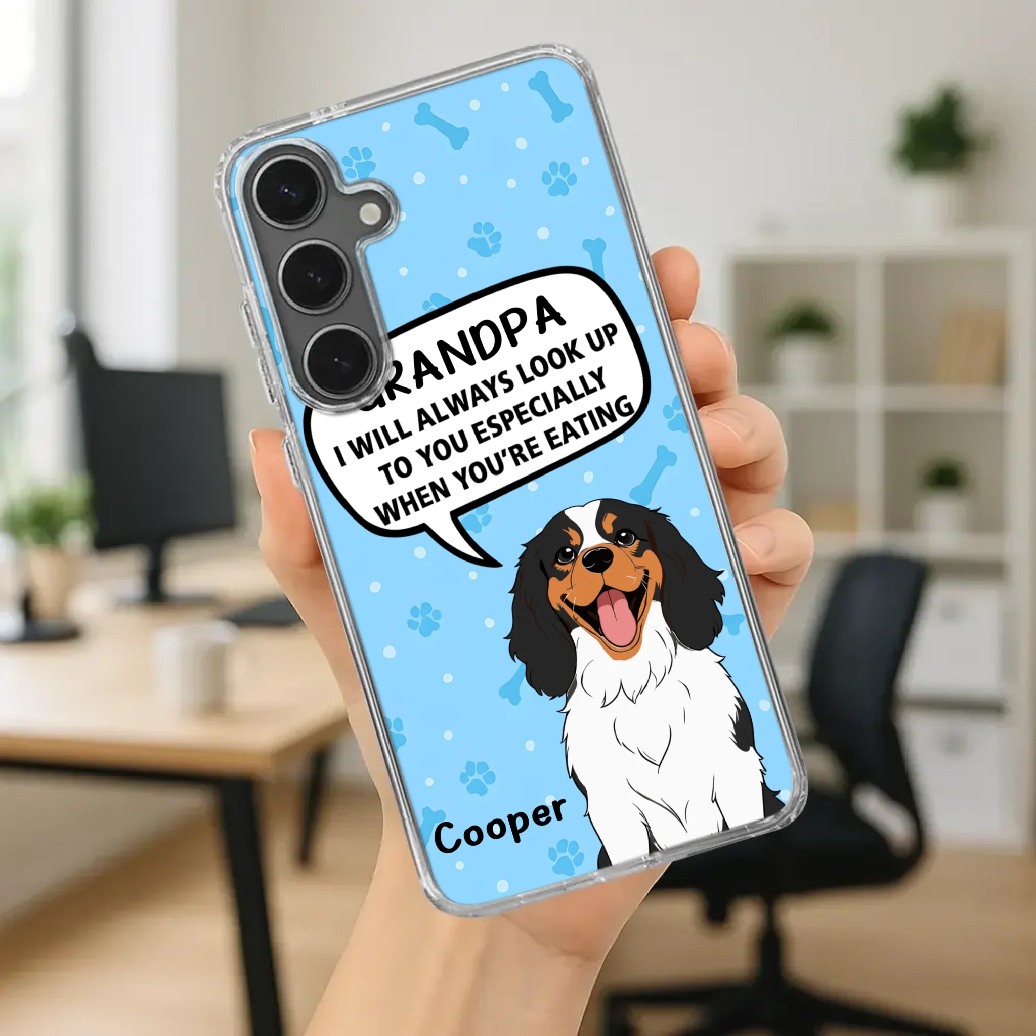 Best Gift for Grandpa – Dog Case That Speaks from the Heart - 89Prints