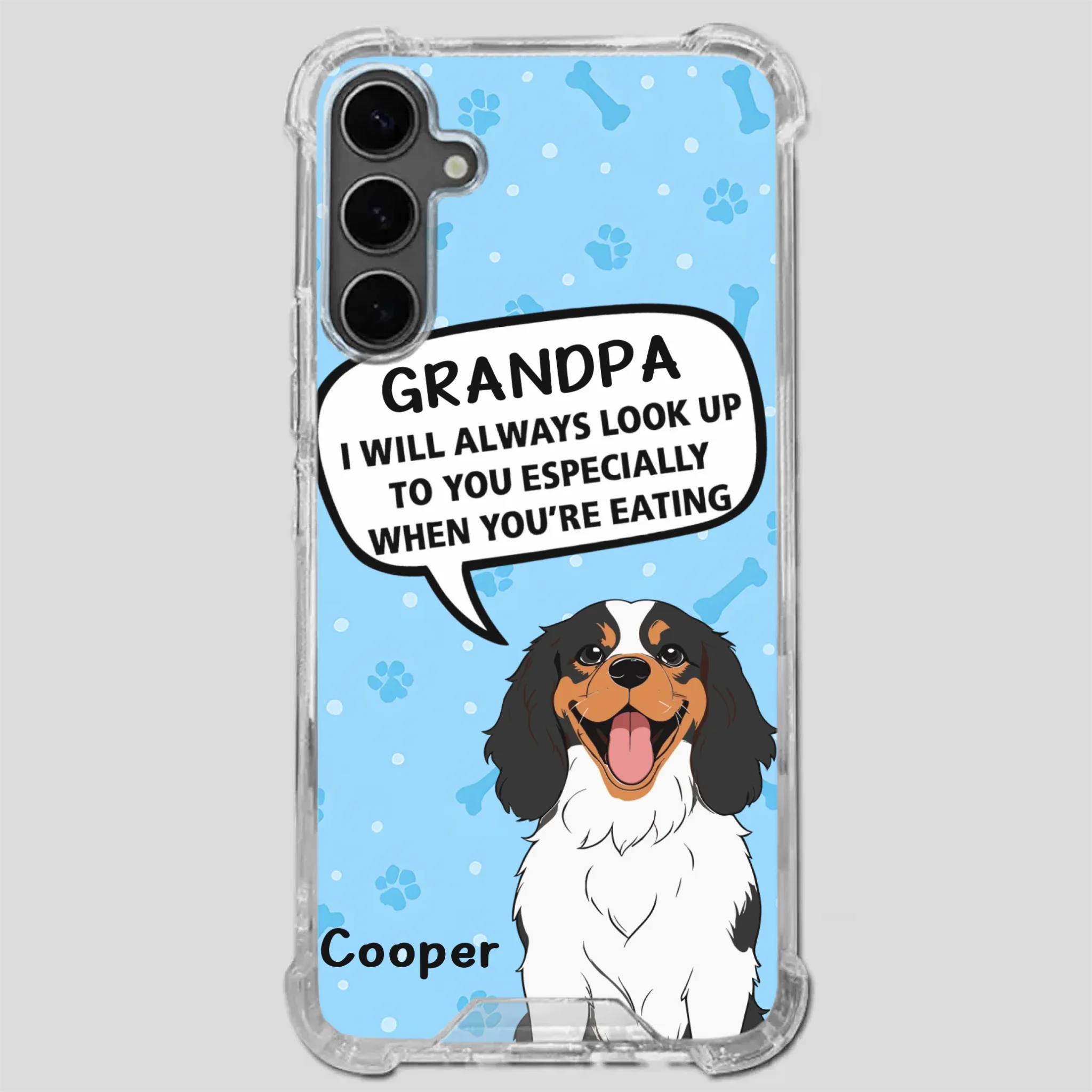 Best Gift for Grandpa – Dog Case That Speaks from the Heart - 89Prints