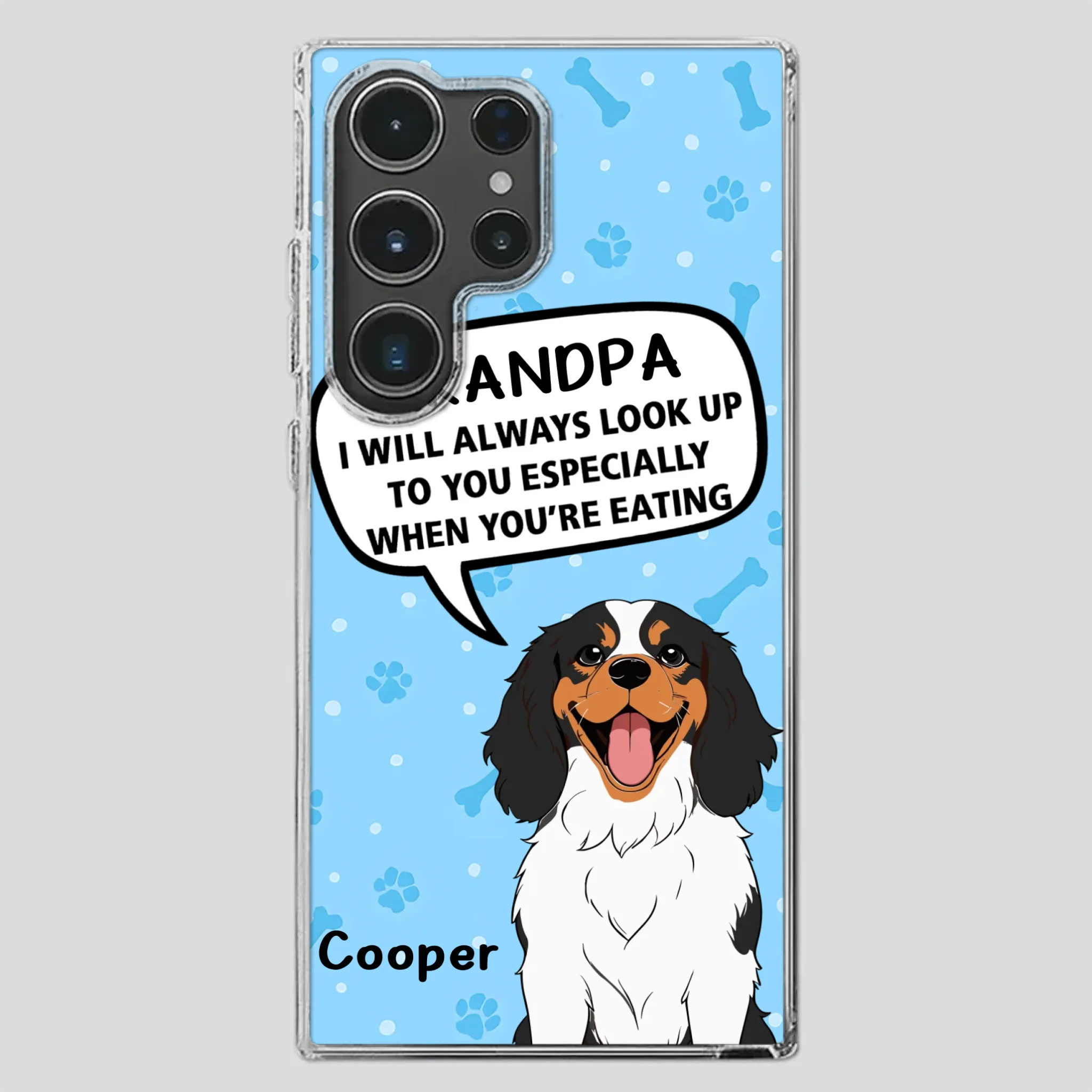 Best Gift for Grandpa – Dog Case That Speaks from the Heart - 89Prints