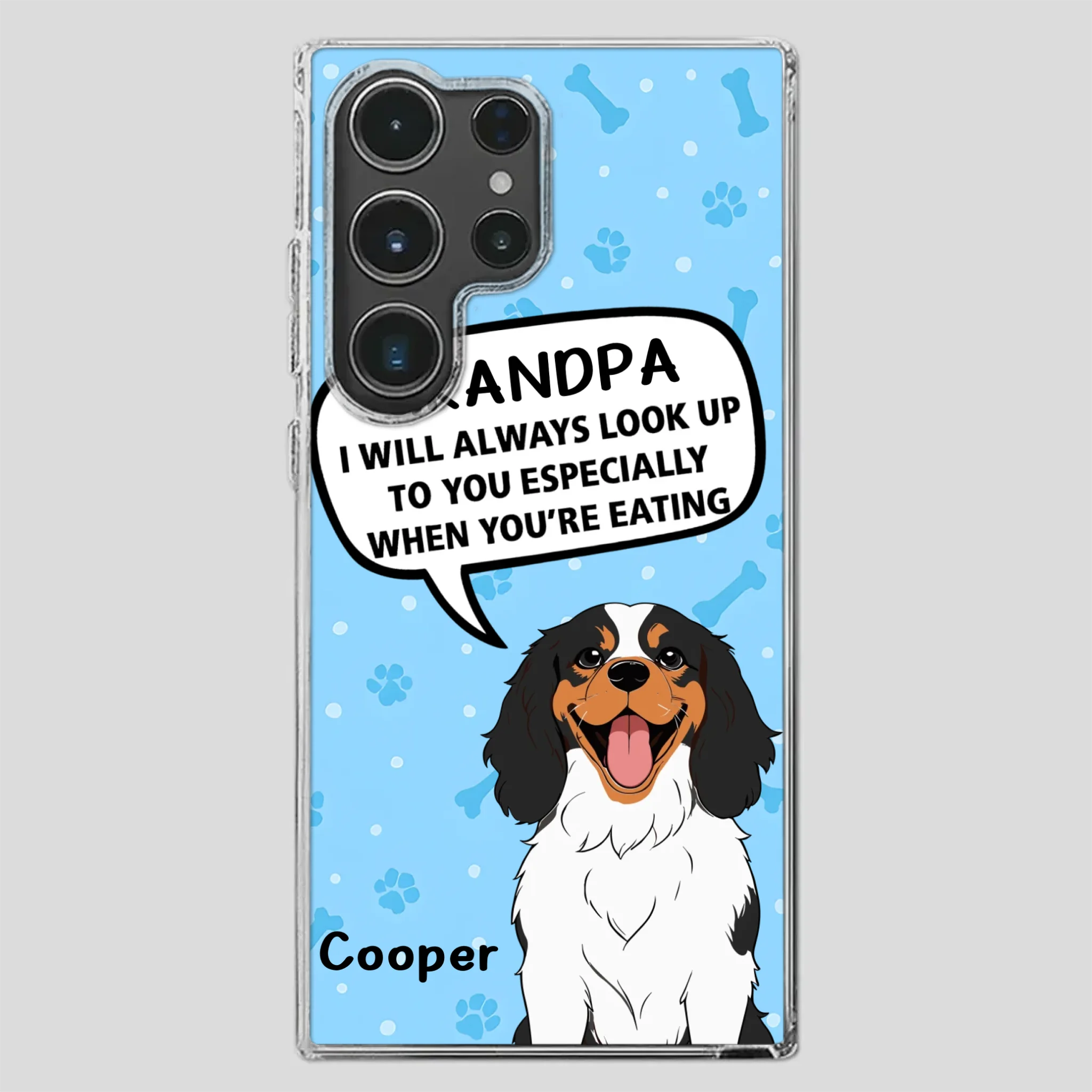 Best Gift for Grandpa – Dog Case That Speaks from the Heart - 89Prints