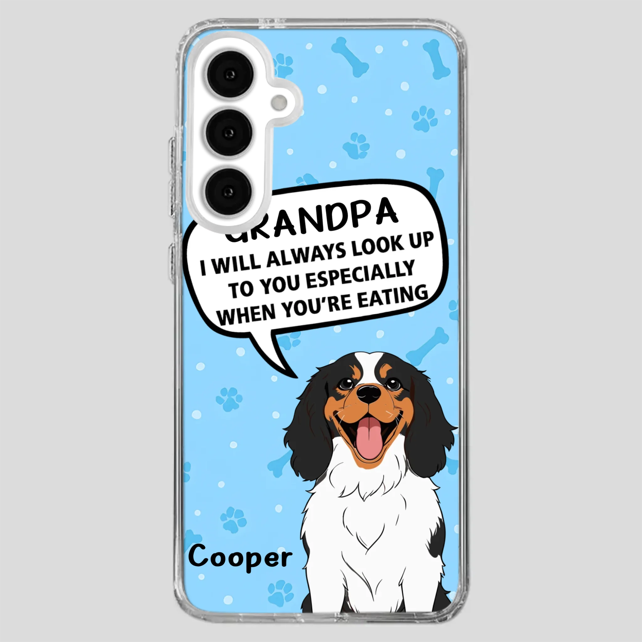 Best Gift for Grandpa – Dog Case That Speaks from the Heart - 89Prints