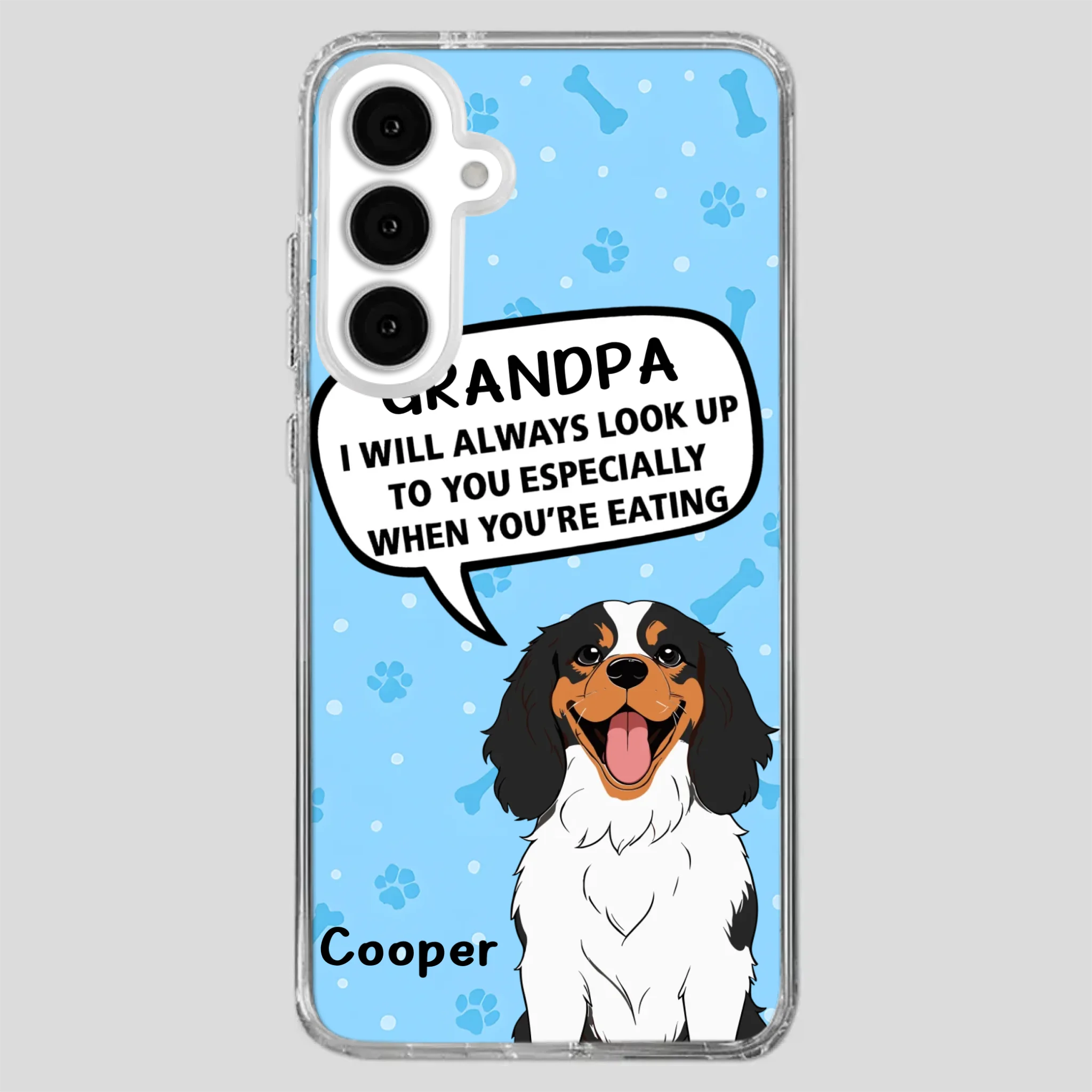 Best Gift for Grandpa – Dog Case That Speaks from the Heart - 89Prints