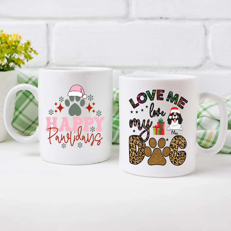 Personalized Dog Mug – Cute Holiday Gift for Dog Lovers – 89Prints