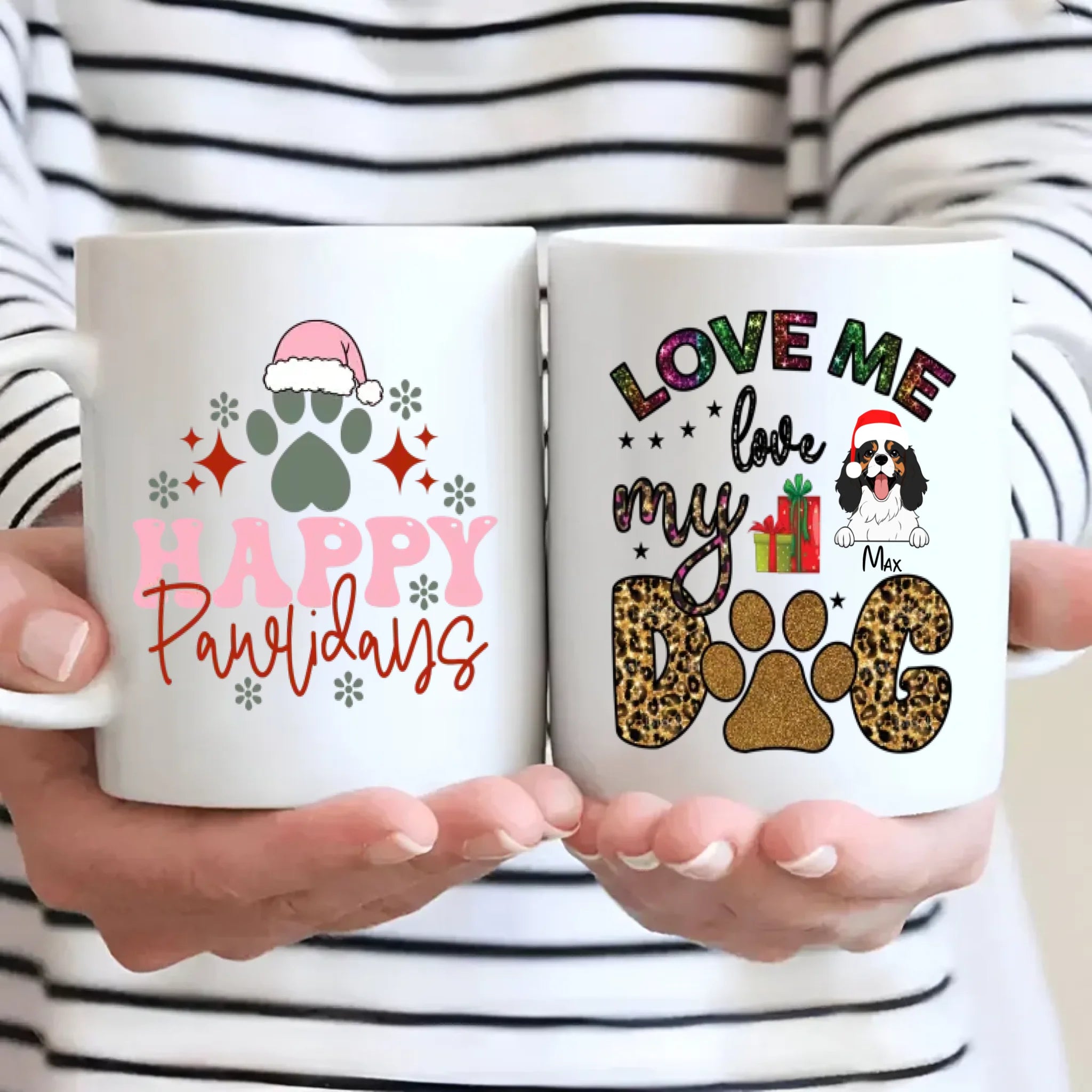 Personalized Dog Mug – Cute Holiday Gift for Dog Lovers – 89Prints