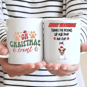 Merry Woofmas Personalized Dog Mug – Custom Christmas Gift for Dog Lovers – 89Prints