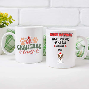 Merry Woofmas Personalized Dog Mug – Custom Christmas Gift for Dog Lovers – 89Prints