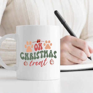 Merry Woofmas Personalized Dog Mug – Custom Christmas Gift for Dog Lovers – 89Prints