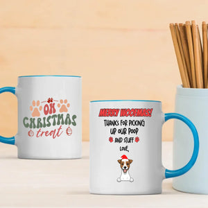 Merry Woofmas Personalized Dog Mug – Custom Christmas Gift for Dog Lovers – 89Prints