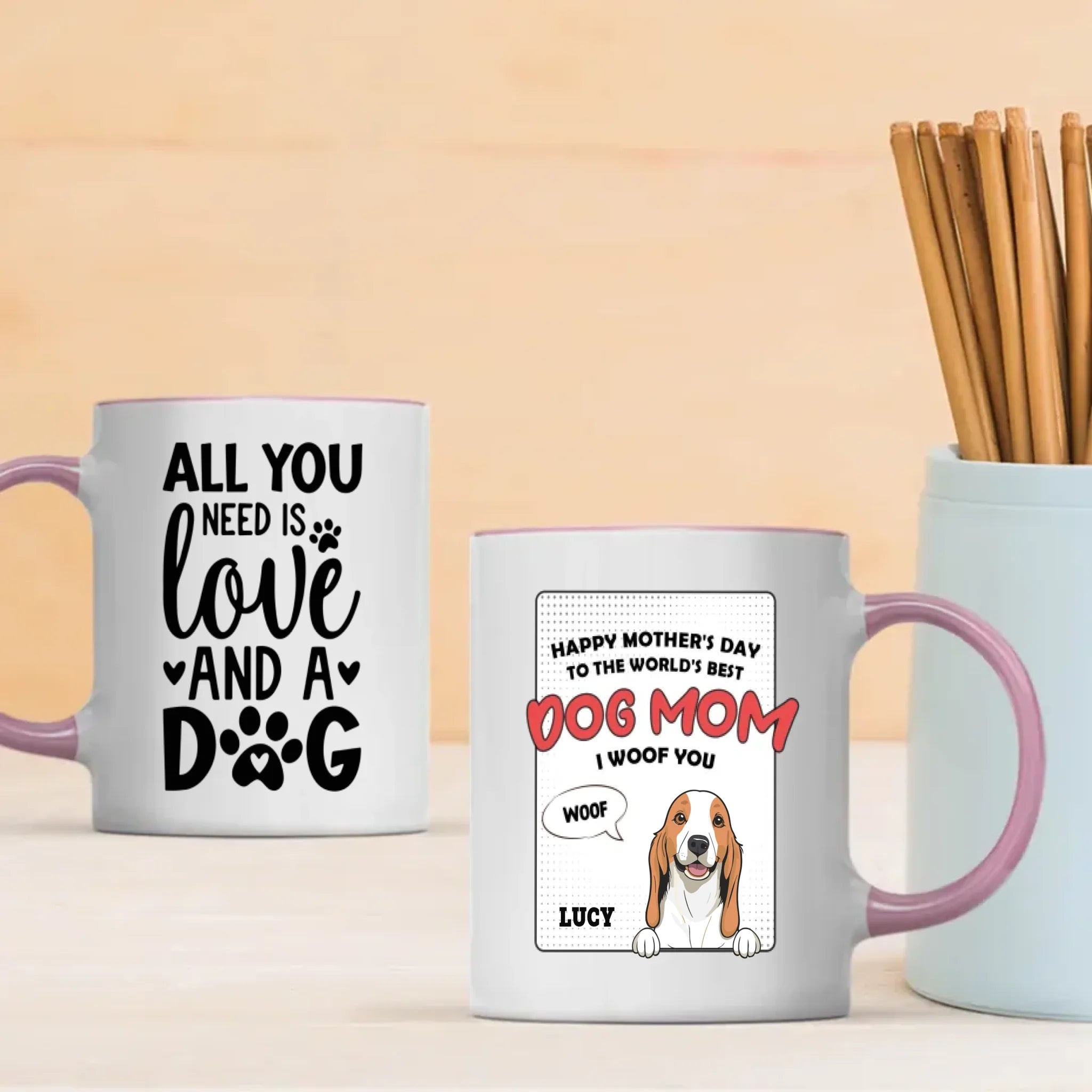 Custom Memorial Dog Mug – Always in My Heart | 89Prints