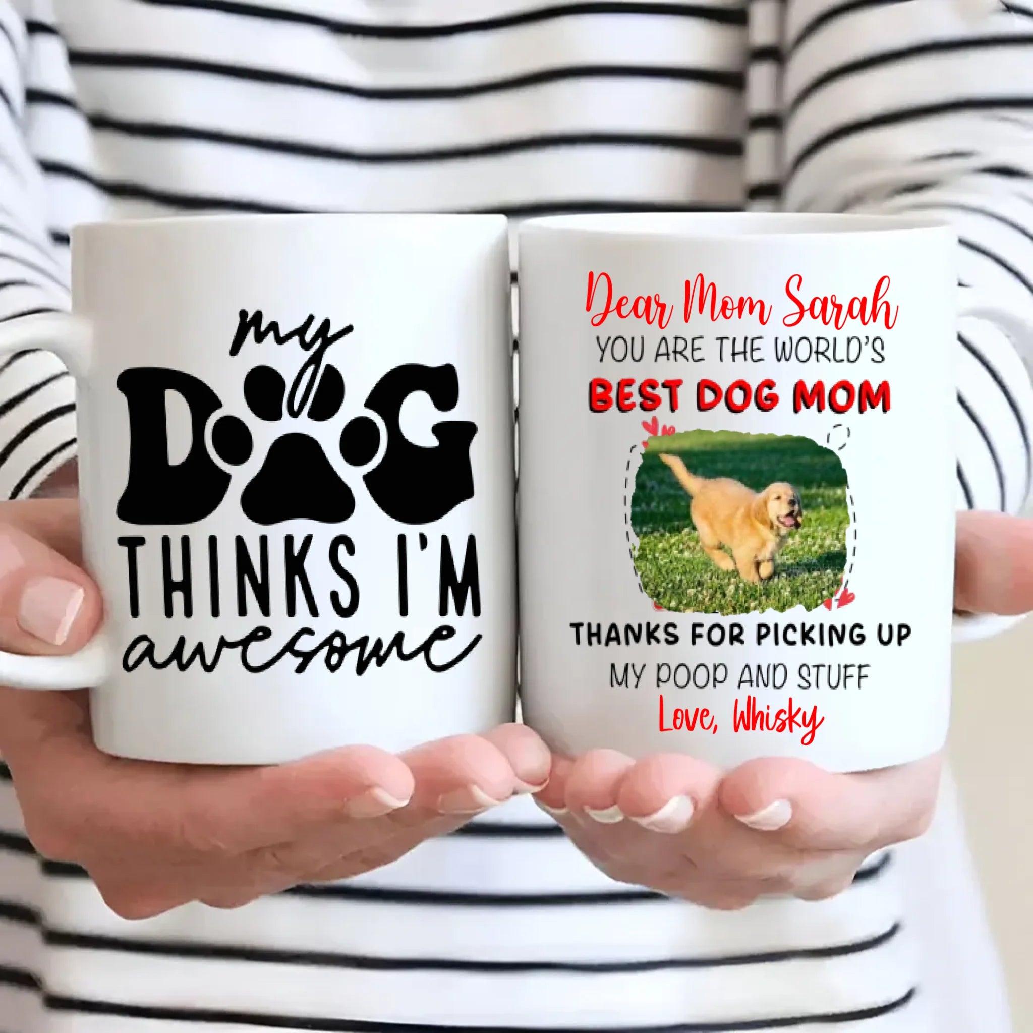 Custom Dog Mug – Matching Pet Lover Set | 89Prints