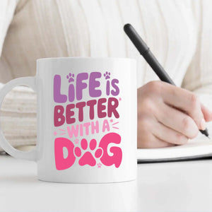 Personalized Dog Memorial Mug – “Forever Loves” Pet Tribute for Dog Moms – Custom Photo, Name & Years – 89Prints