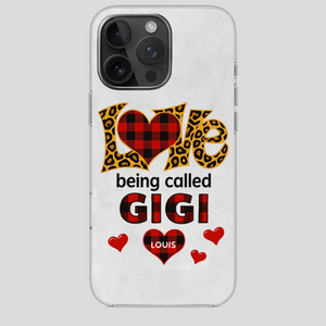 Personalized “Love Being Called” Phone Case – Custom Name Gift from Grandkids - 89Prints