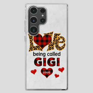 Personalized “Love Being Called” Phone Case – Custom Name Gift from Grandkids - 89Prints