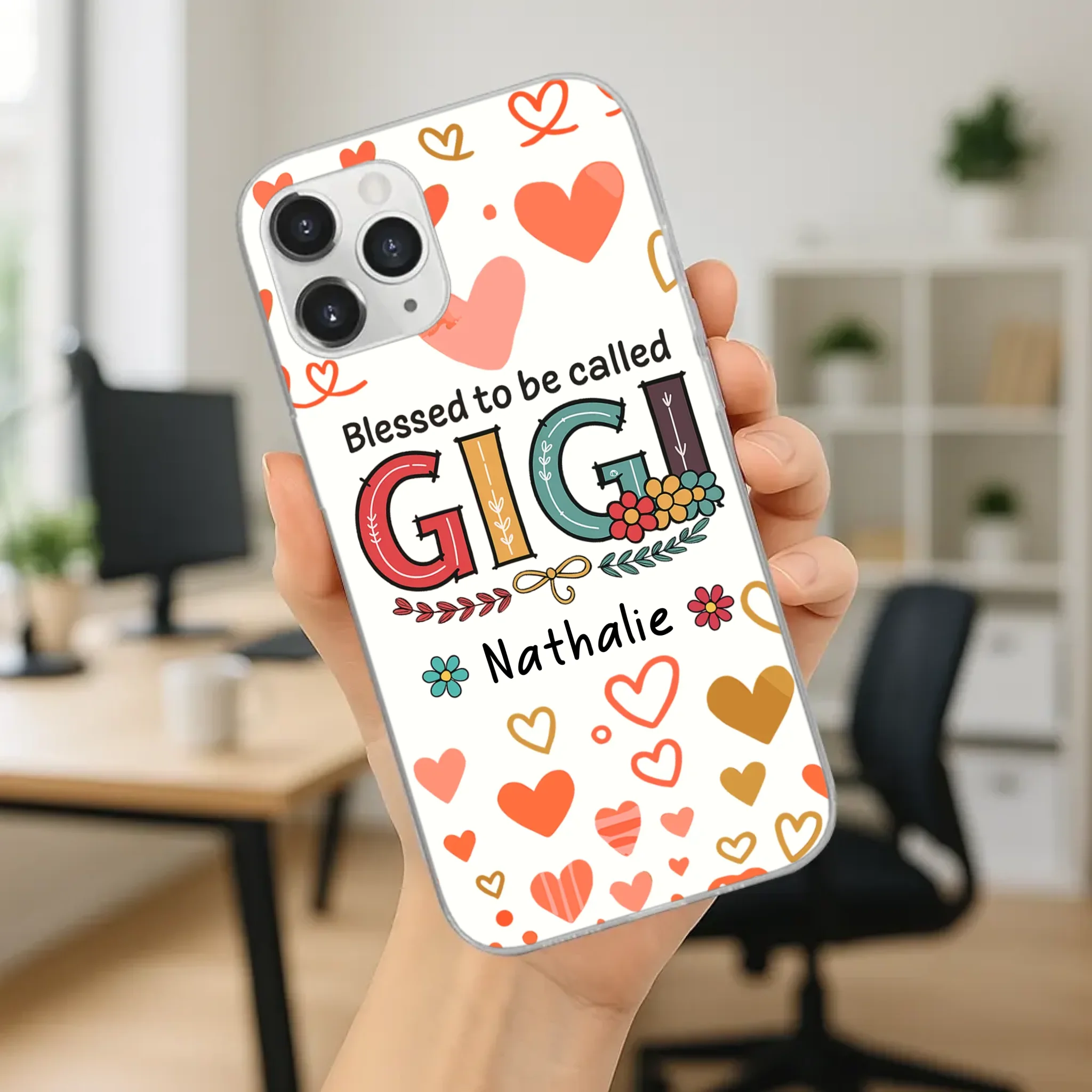 Custom “Blessed to Be Called” Phone Case – Heartfelt Gift for Loved Ones - 89Prints