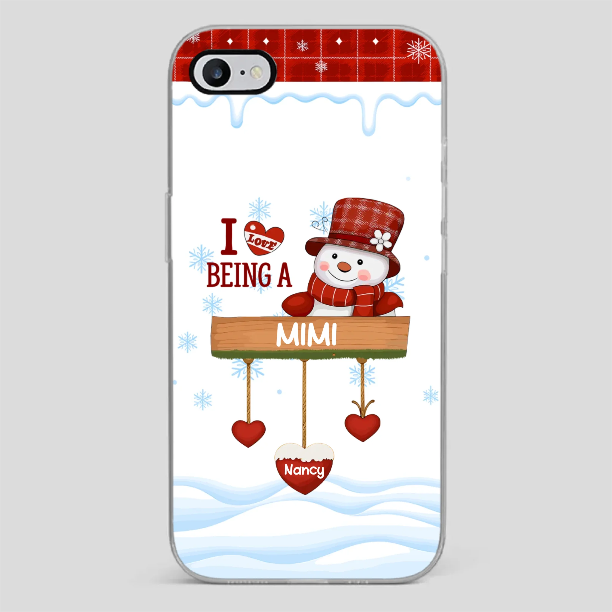 Personalized Holiday Phone Case - Merry Christmas Grandma - 89Prints