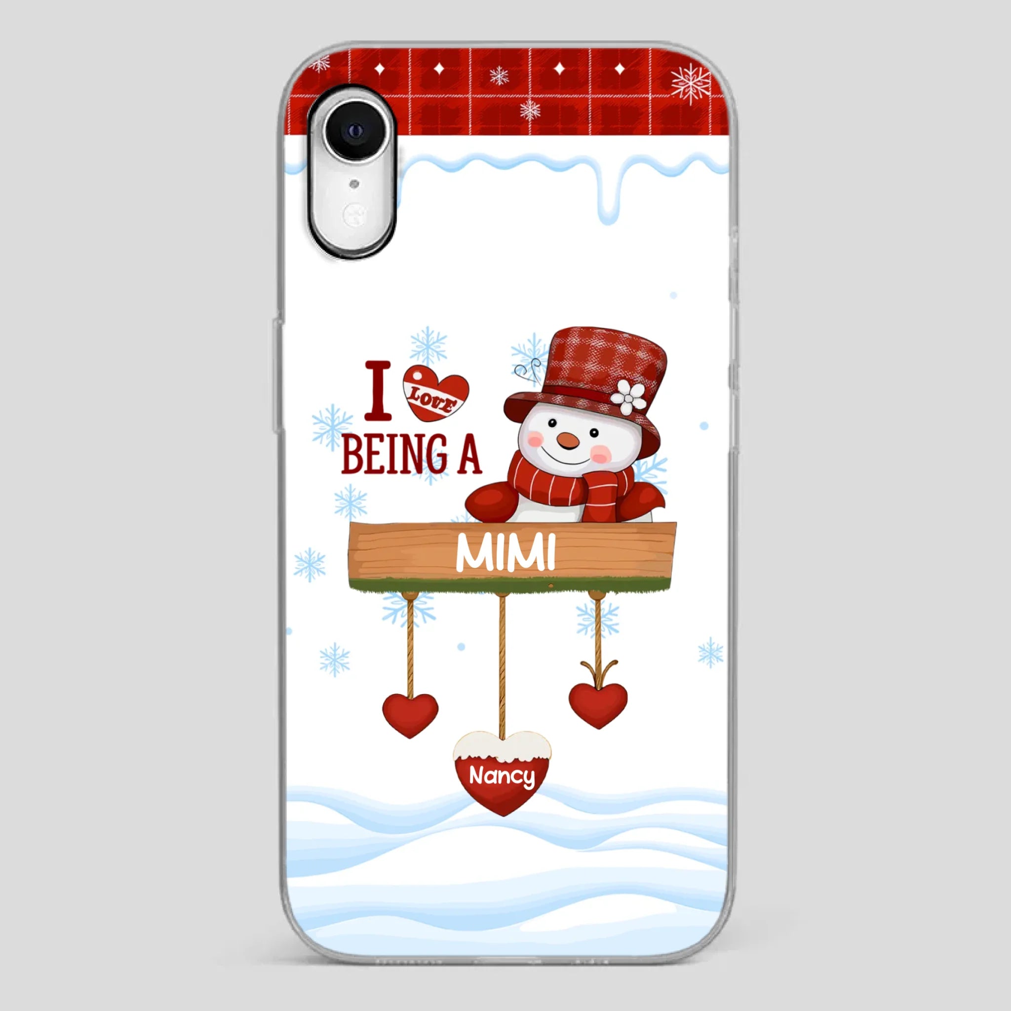 Personalized Holiday Phone Case - Merry Christmas Grandma - 89Prints