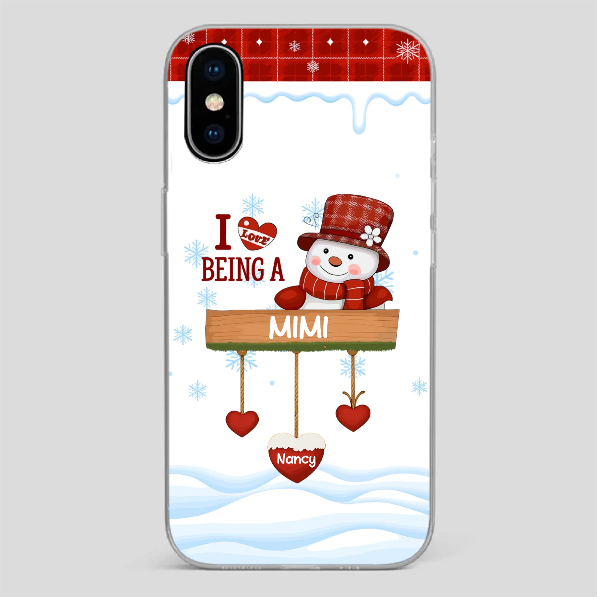 Personalized Holiday Phone Case - Merry Christmas Grandma - 89Prints