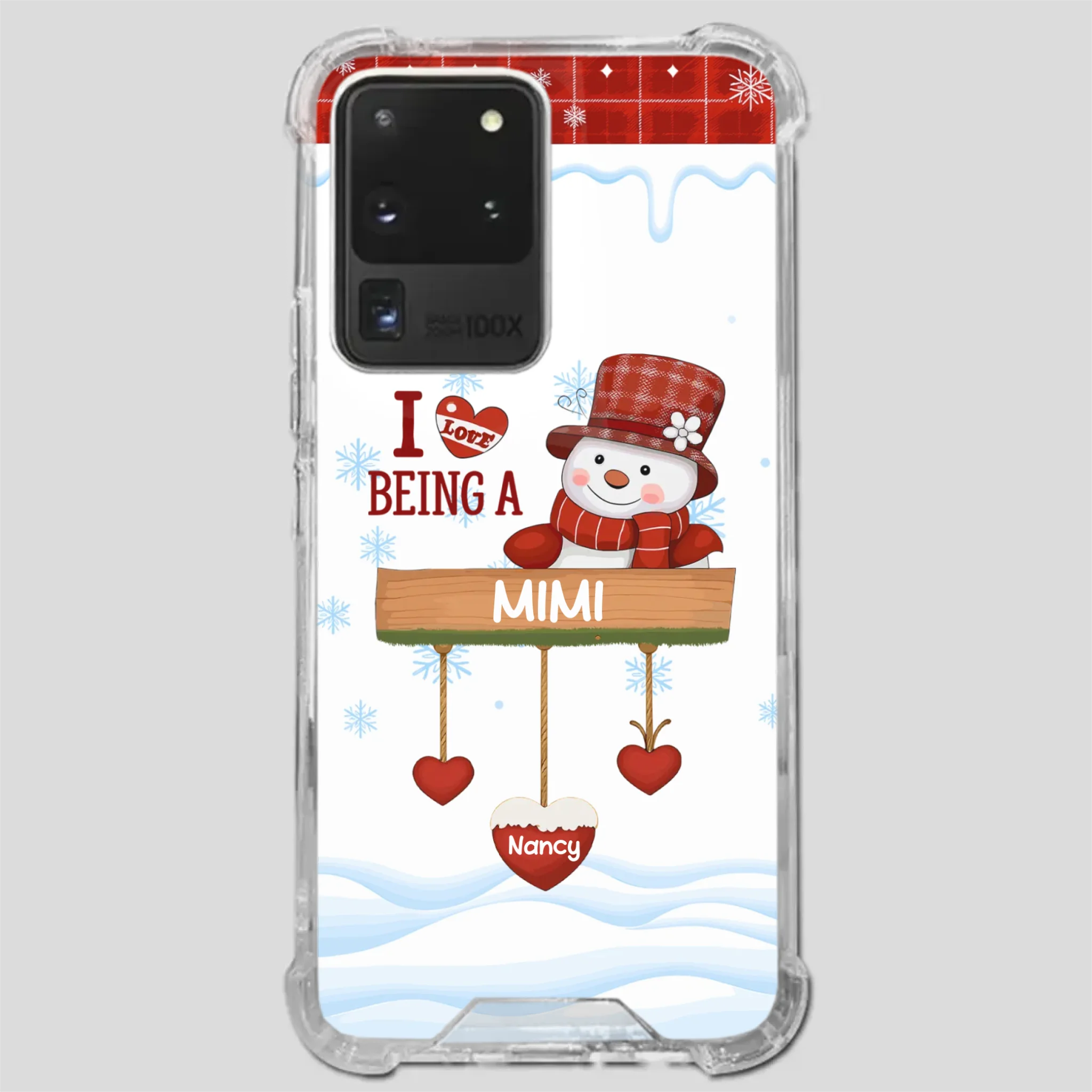 Personalized Holiday Phone Case - Merry Christmas Grandma - 89Prints