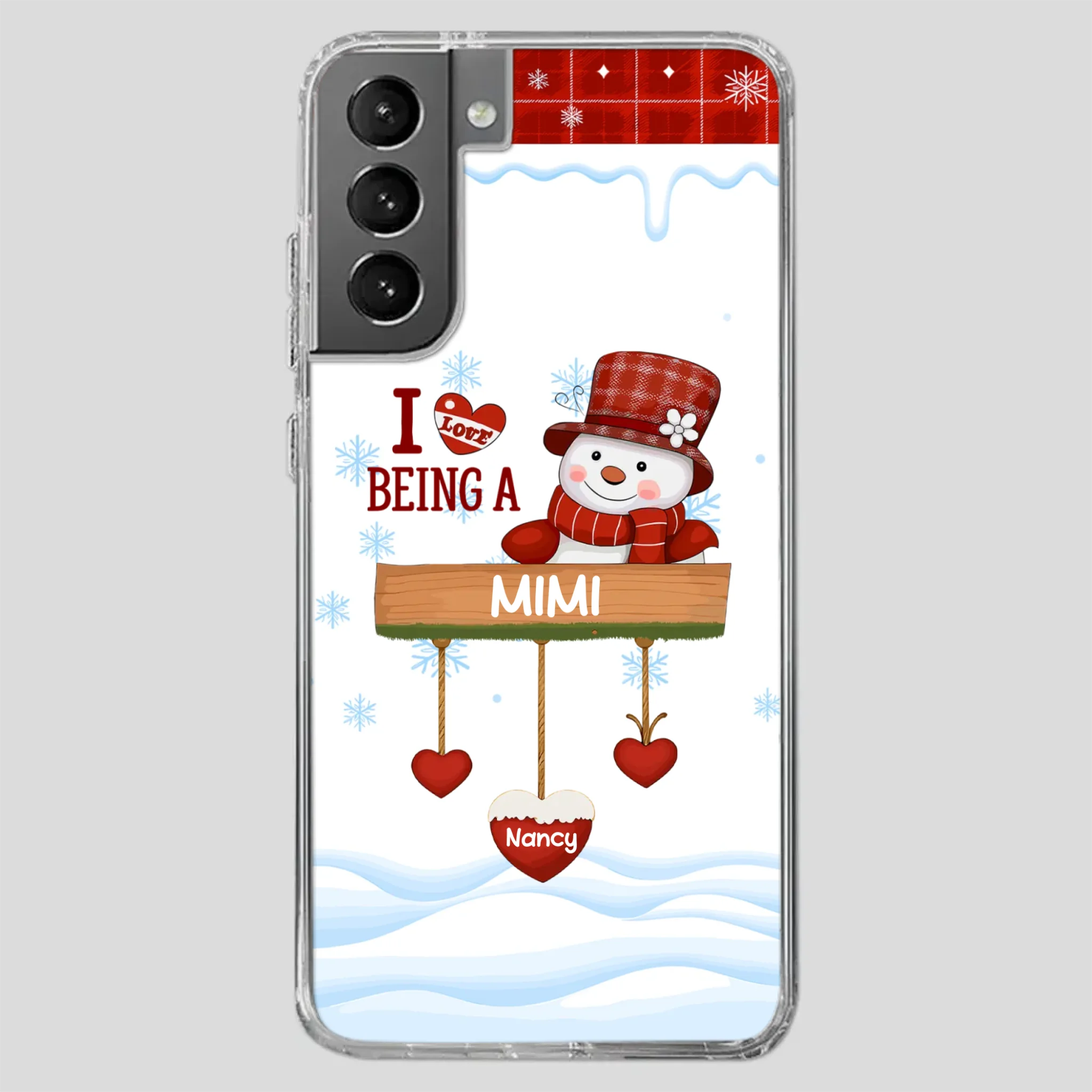 Personalized Holiday Phone Case - Merry Christmas Grandma - 89Prints