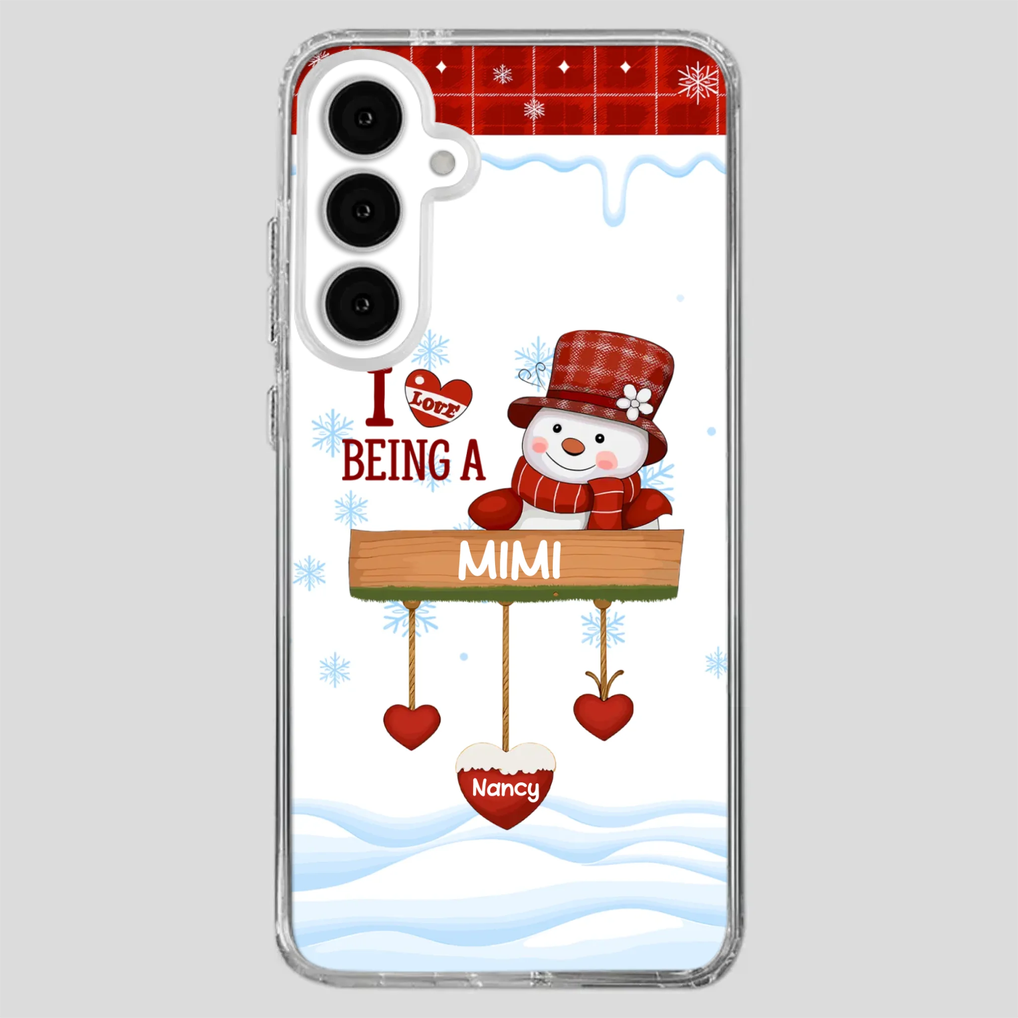 Personalized Holiday Phone Case - Merry Christmas Grandma - 89Prints