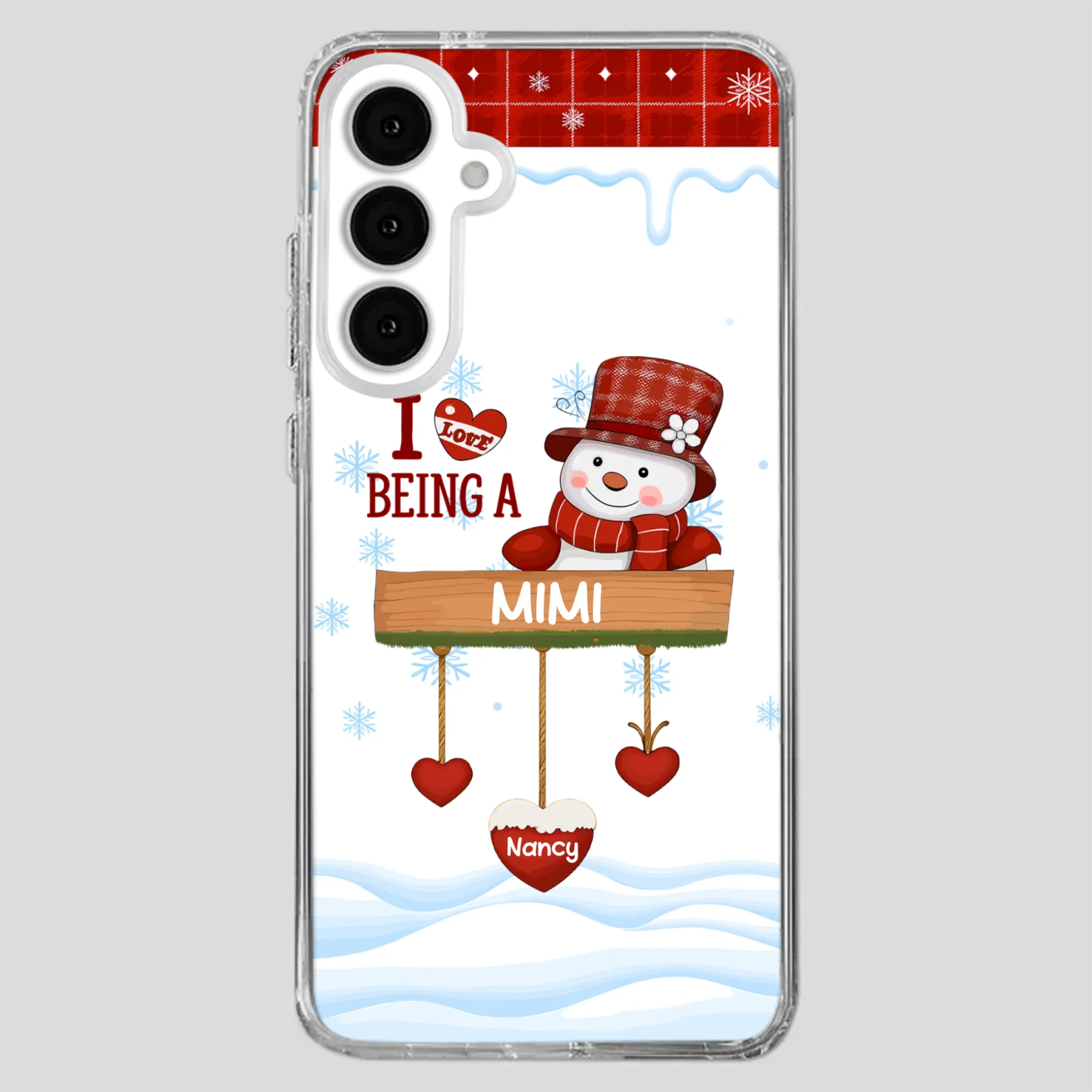 Personalized Holiday Phone Case - Merry Christmas Grandma - 89Prints