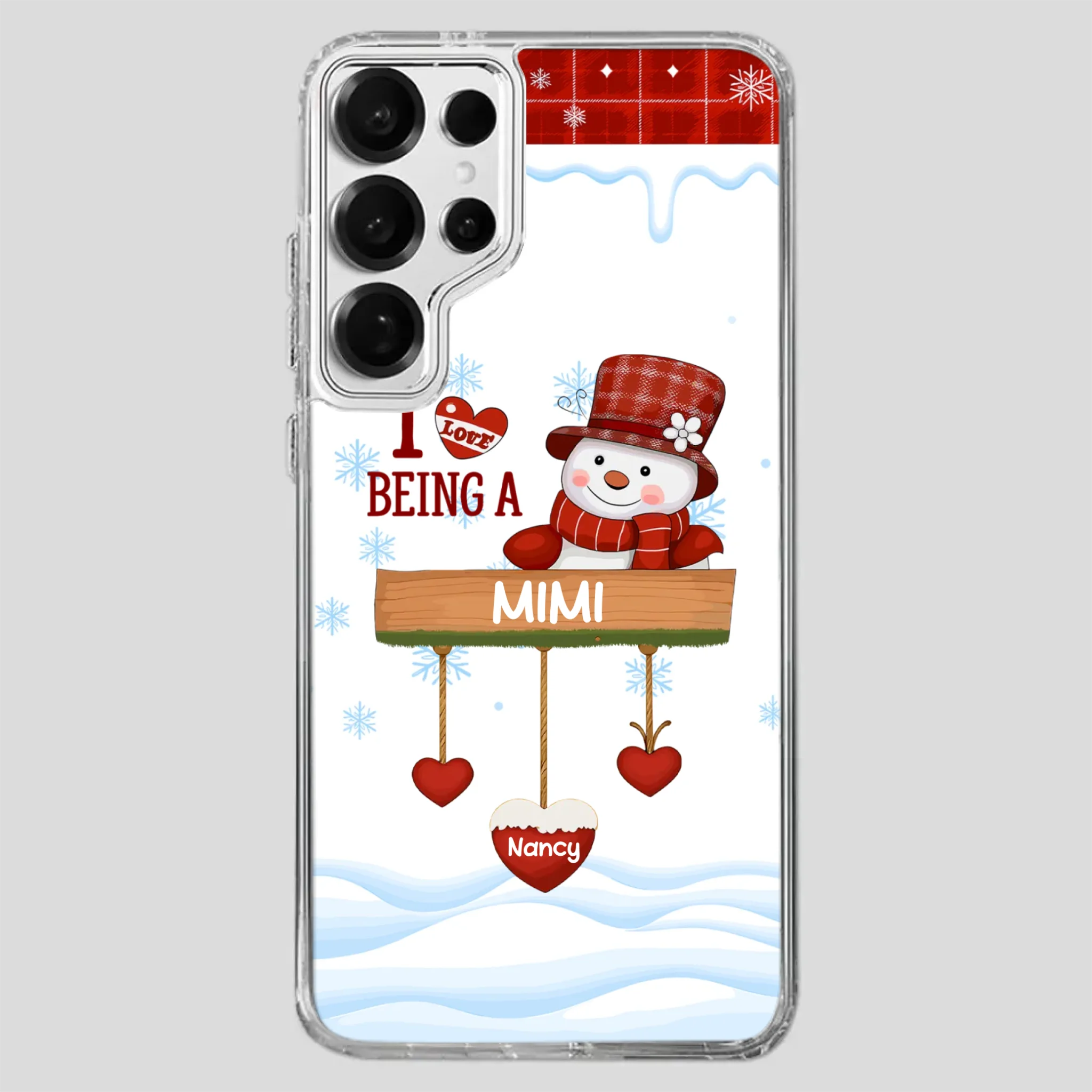 Personalized Holiday Phone Case - Merry Christmas Grandma - 89Prints