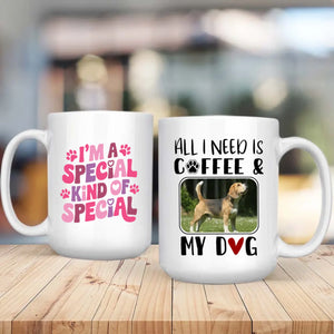 Funny Gift for Dog Lovers – All I Need Is Coffee and My Dog Mug – 89Prints