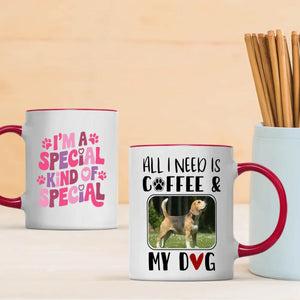 Funny Gift for Dog Lovers – All I Need Is Coffee and My Dog Mug – 89Prints