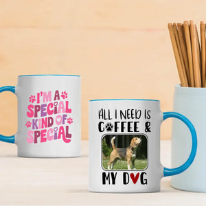 Funny Gift for Dog Lovers – All I Need Is Coffee and My Dog Mug – 89Prints