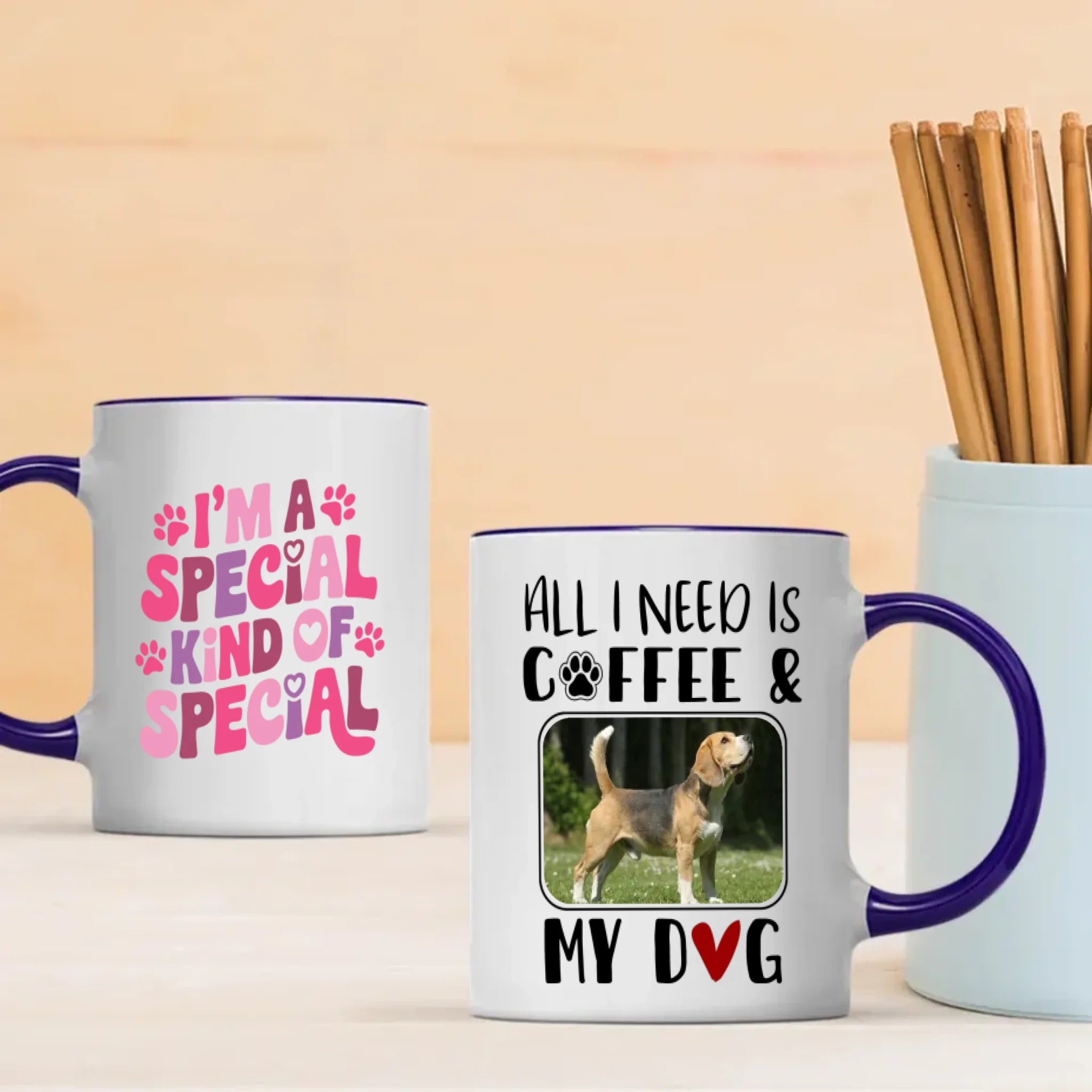 Funny Gift for Dog Lovers – All I Need Is Coffee and My Dog Mug – 89Prints