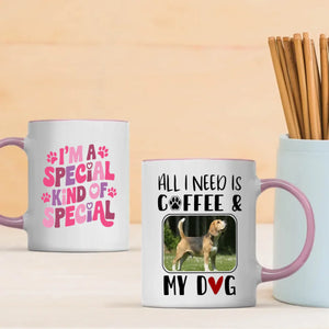 Funny Gift for Dog Lovers – All I Need Is Coffee and My Dog Mug – 89Prints