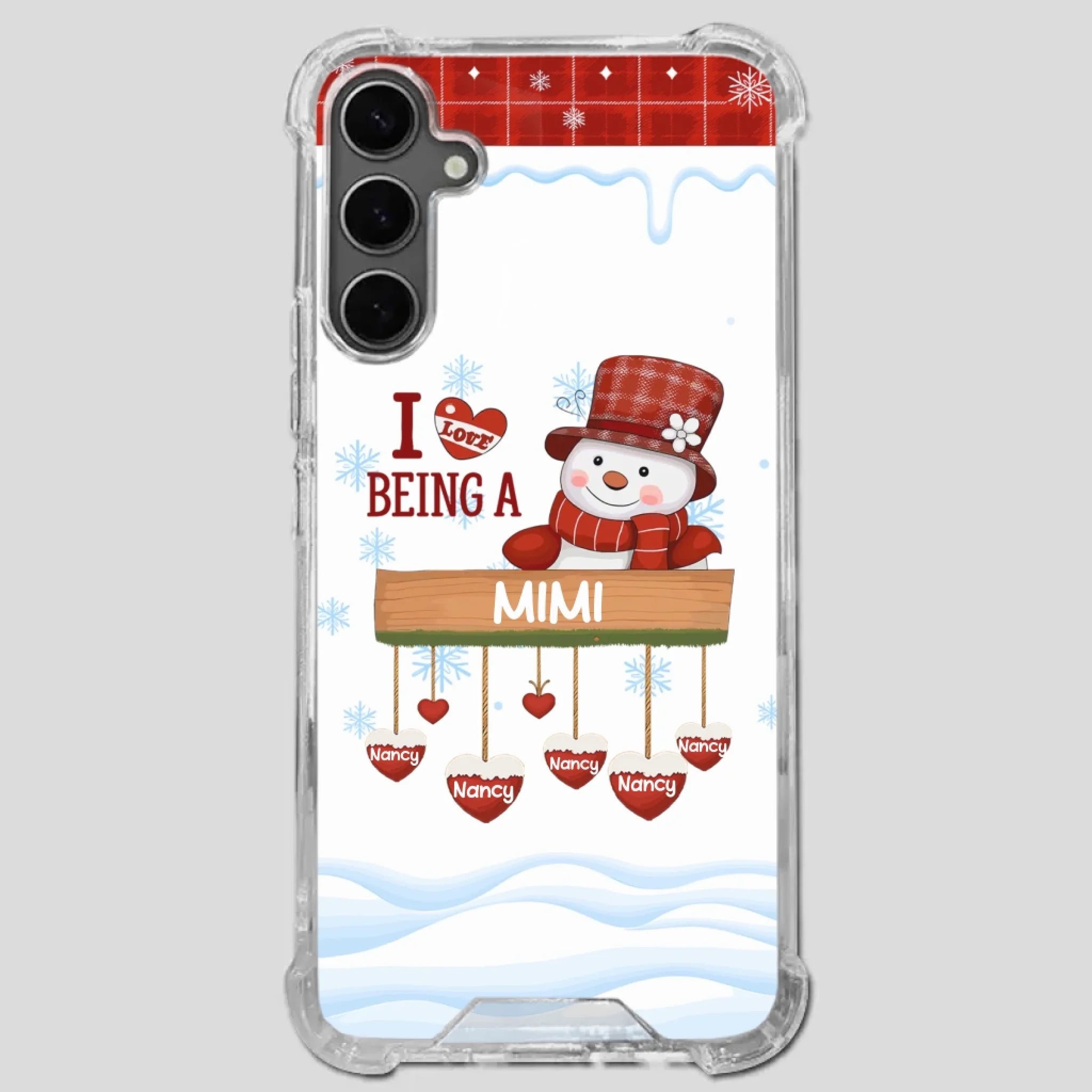 Personalized Holiday Phone Case - Merry Christmas Grandma - 89Prints