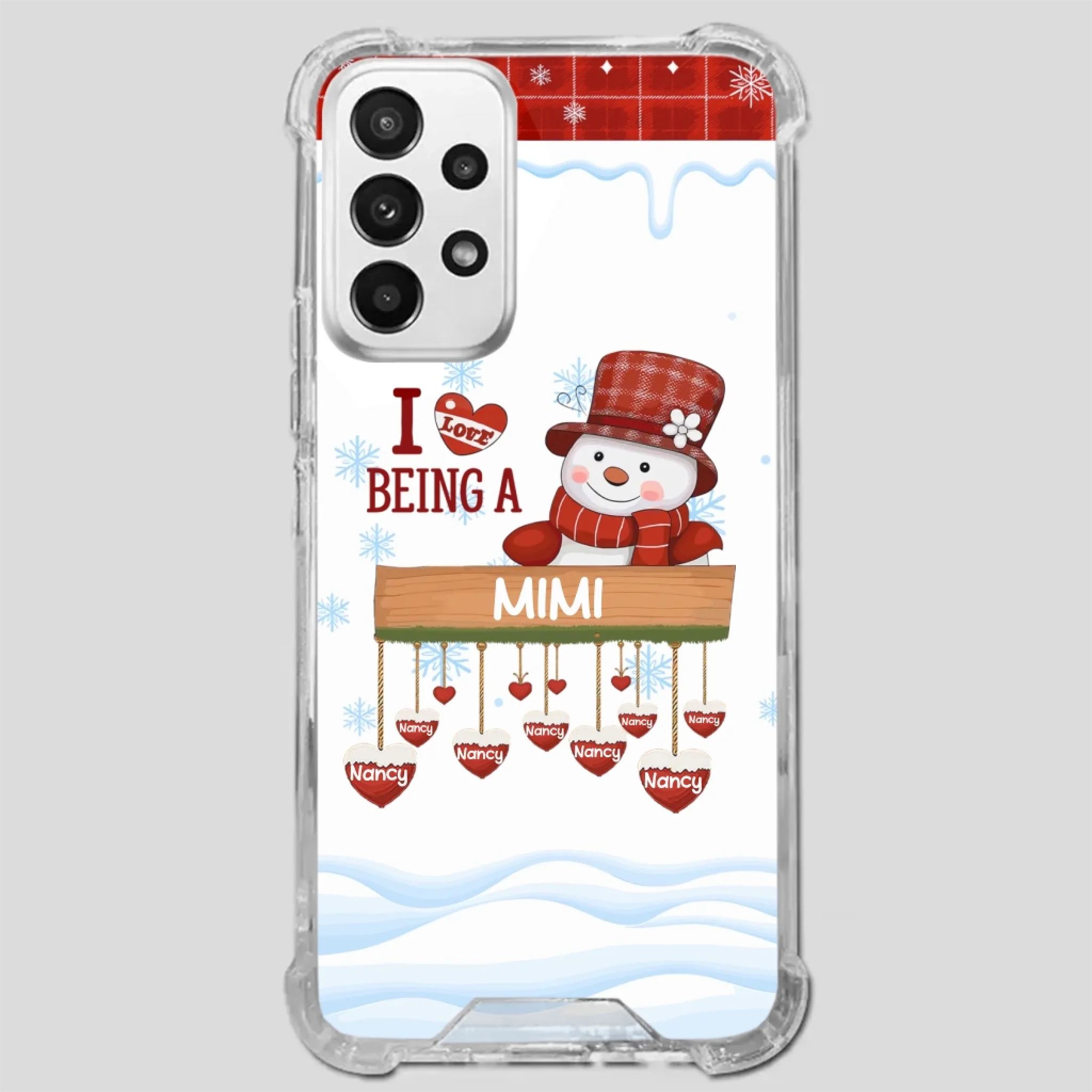 Personalized Holiday Phone Case - Merry Christmas Grandma - 89Prints
